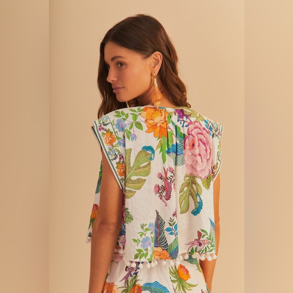 Farm Rio: Sweet Bloom Blouse - Picture 2 of 9